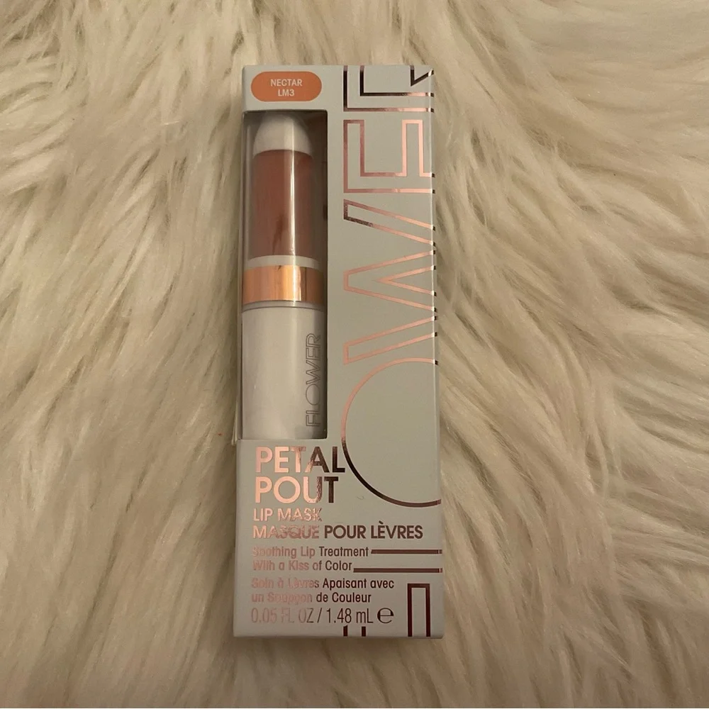 Flower Beauty Petal Pout Lip Mask & 2 Pop Fanatic Vinyl Lip - New
